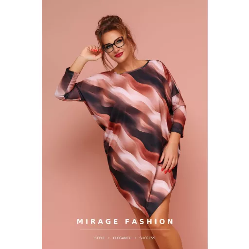 Mirage Tekla bő tunika, mintás