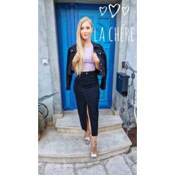 La Chére Sunny farmerkabát, fekete