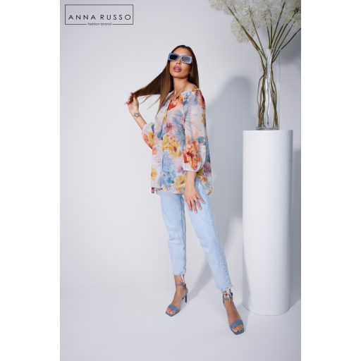 Anna Russo Sienna blúz, mintás