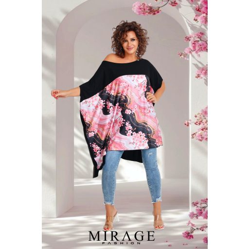 Mirage Zendaja lepel tunika, fekete