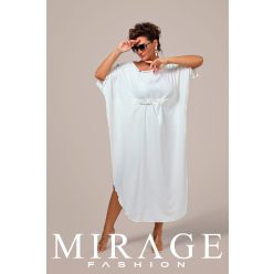 Mirage Melon húzókás silky szatén maxiruha, ekrü