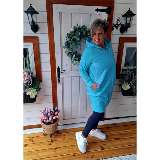 Fashion by nono Casting kardigán kabát, türkiz