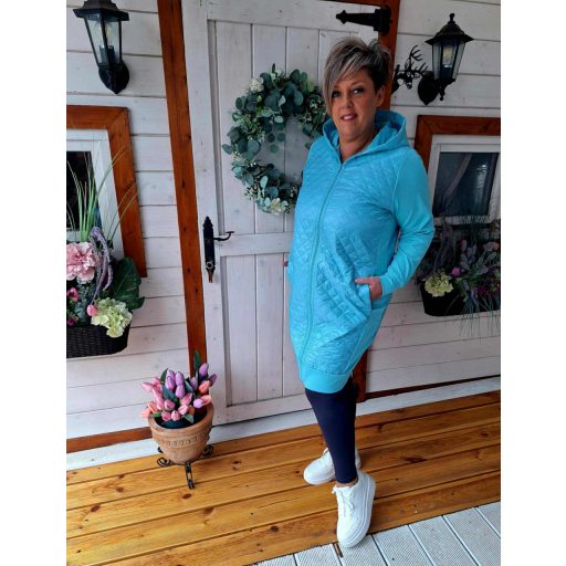 Fashion by nono Casting kardigán kabát, türkiz