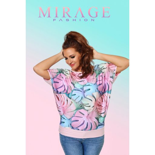 Mirage Locke passzés aljú felső, mintás
