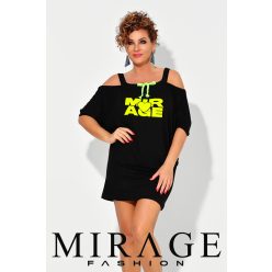 Mirage Terry fűzős tunika, fekete