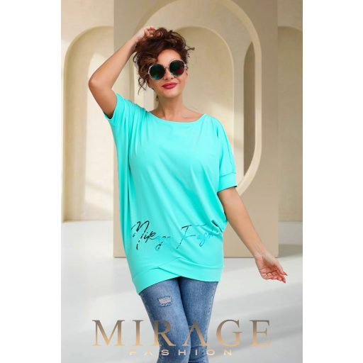 Mirage Robertina bő tunika, menta