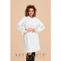 Mirage Odett csipke ujjú pulóver, fehér Mirage Odett csipke ujjú pulóver, fehér