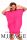 Mirage Jersey deréknál húzókás tunika, pink