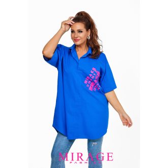 Mirage Avery bő ingtunika, királykék