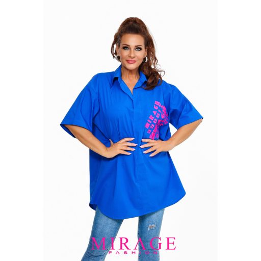 Mirage Avery bő ingtunika, királykék