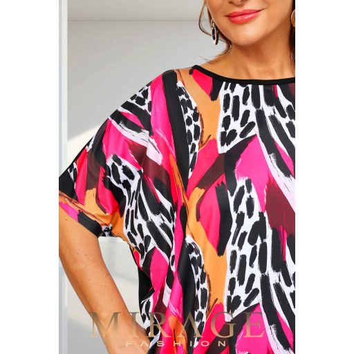 Mirage Kinsley zsebes tunika, mintás