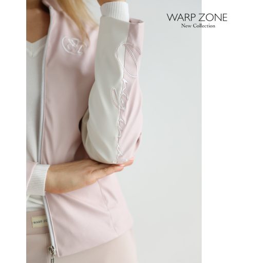  Warp Zone Spring bélelt műbőr kabát, púder 