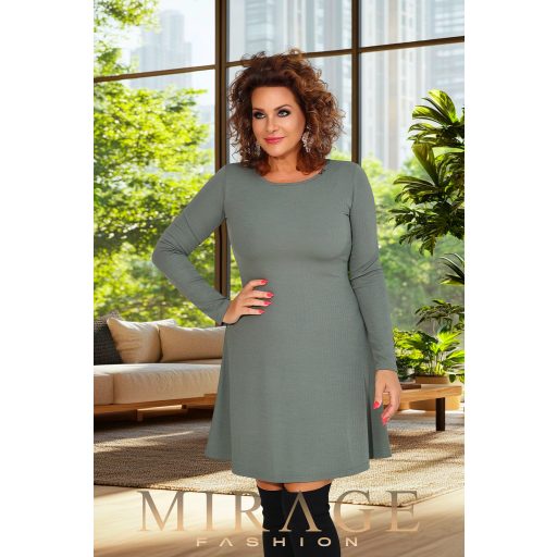 Mirage Mimi harang fazonú vastag bordás ruha, zsálya