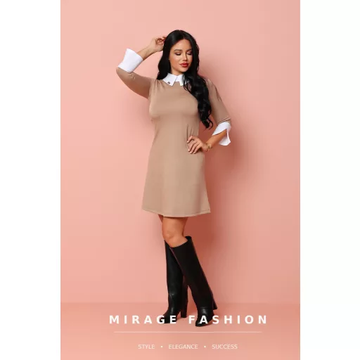Mirage Mika alkalmi nizza ruha, bézs