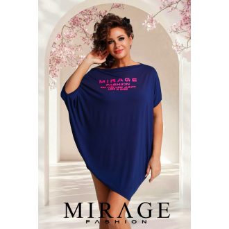 Mirage Sziszy asszimetrikus tunika, sötétkék