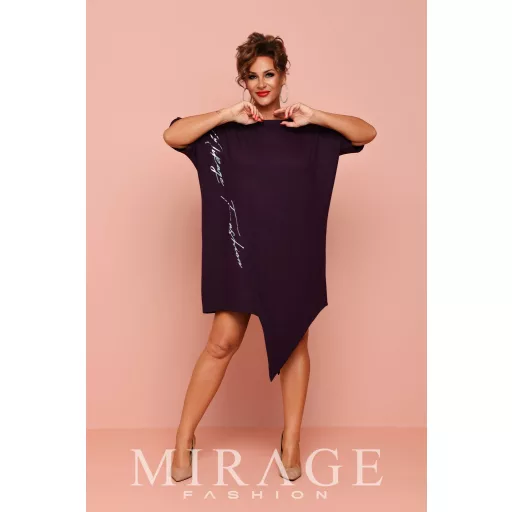 Mirage Dolli bő tunika, padlizsán