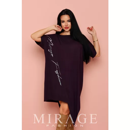 Mirage Dolli bő tunika, padlizsán