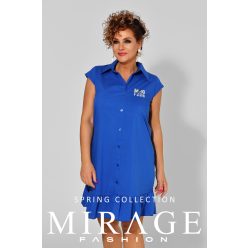 Mirage Christian gombos puplin ruha, királykék