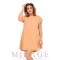 Mirage Jessie hátán betétes ruha, camel-púder