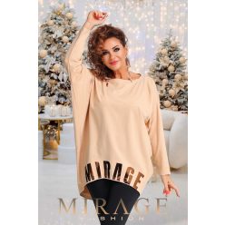 Mirage Sevilla vastag bronz nyomott tunika, bézs
