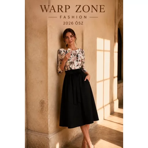 Warp Zone Alisa ruha, fekete