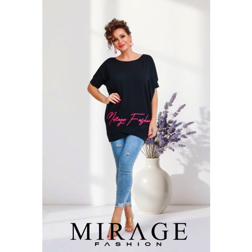 Mirage Robertina bő tunika, fekete