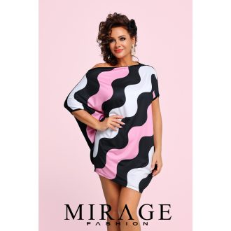 Mirage Dánia asszimetrikus tunika, hullámos
