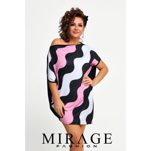 Mirage Dánia asszimetrikus tunika, hullámos