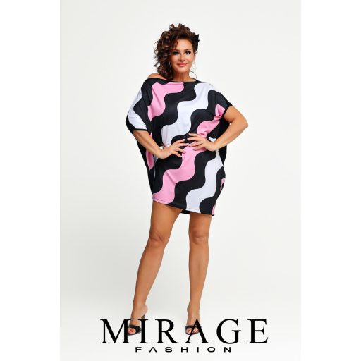 Mirage Dánia asszimetrikus tunika, hullámos