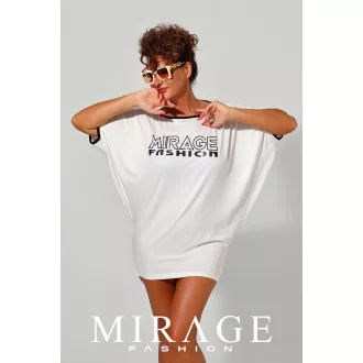 Mirage Livy hátán kivágott bő tunika, fehér