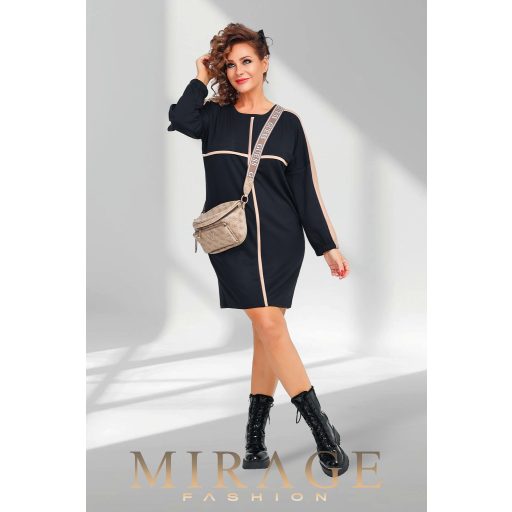 Mirage Miracle varott ruha, fekete