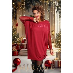 Mirage Cefzil necc ujjú alkalmi tunika, bordó