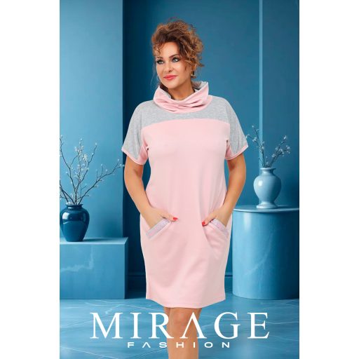 Mirage Miléna nizza ruha, púder-szürke