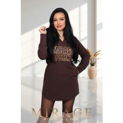 Mirage Unique vastag pulóver, csokibarna