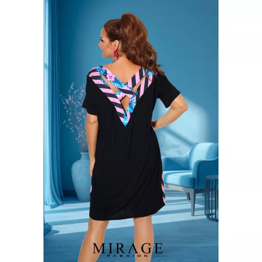 Mirage Turkey hátán pántos tunika, mintás