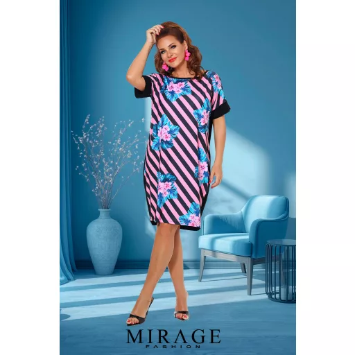 Mirage Turkey hátán pántos tunika, mintás