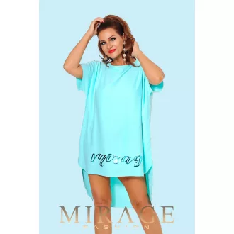 Mirage Izebelle silky szatén tunika, óceán kék