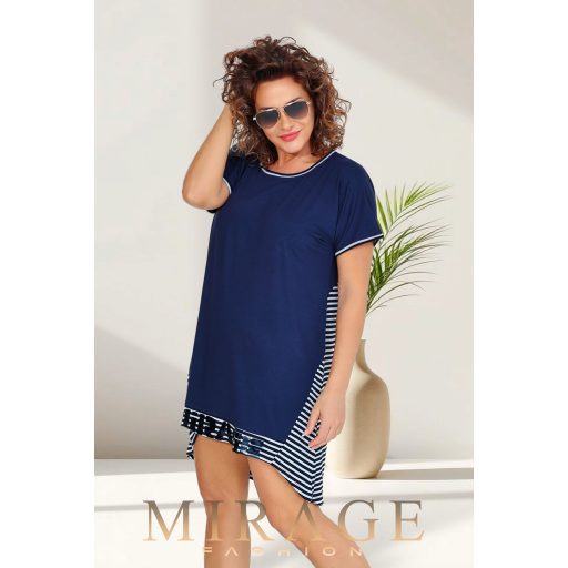 Mirage Szellő hátán nyitott tunika, sötétkék