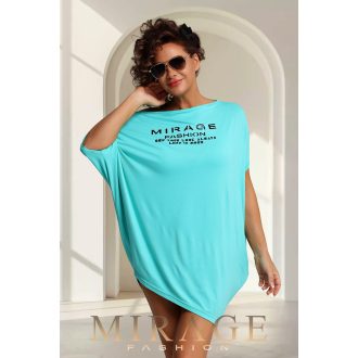 Mirage Sziszy asszimetrikus tunika, menta