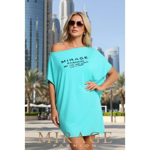 Mirage Sziszy asszimetrikus tunika, menta