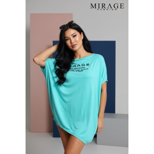 Mirage Sziszy asszimetrikus tunika, menta
