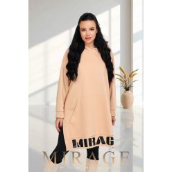 Mirage Ginger vastag kapucnis pulóver, bézs