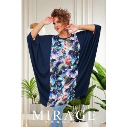 Mirage Piedro elől-hátul mintás tunika, virág mintás