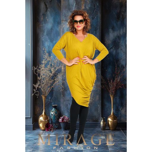 Mirage Vica vastag pamut ruha, melír moha