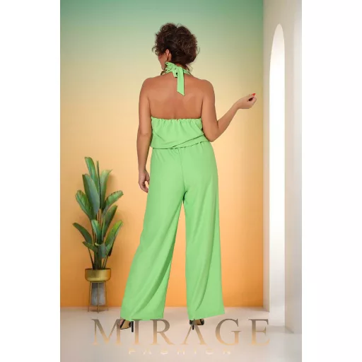 Mirage Agatha silky szatén overál, avokádó