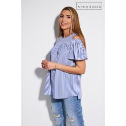 Anna Russo Viki felső, kék csíkos