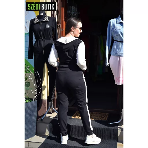 La Chére Angel szabadidő szett, krém-fekete