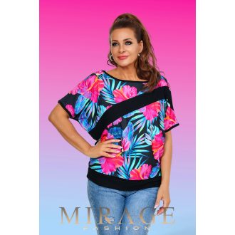 Mirage Sadie szabott felső, virágos