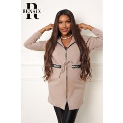 Rensix Keylor zippes kardigán, fangó Rensix Keylor zippes kardigán, fangó