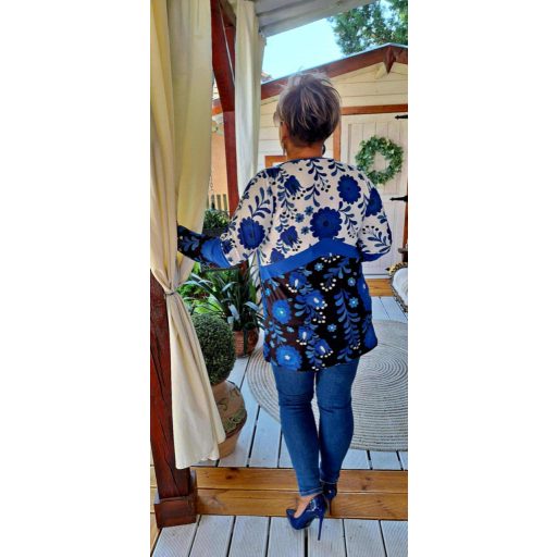 Fashion by Nono Ariel felső, kék mintás